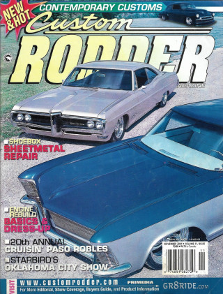 CUSTOM RODDER 2001 NOV - SHEETMETAL, '63 RIVIERA, '68 PONTIAC, '56 FORD*